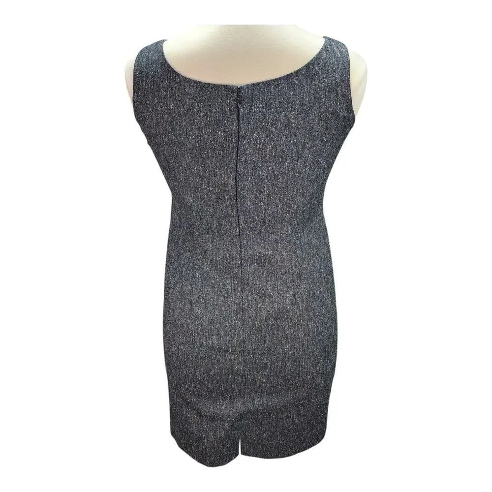 Jessica Howard Tweed Dress Women’s Petite 12P Gray White Sleeveless Office Churc - Picture 3 of 16